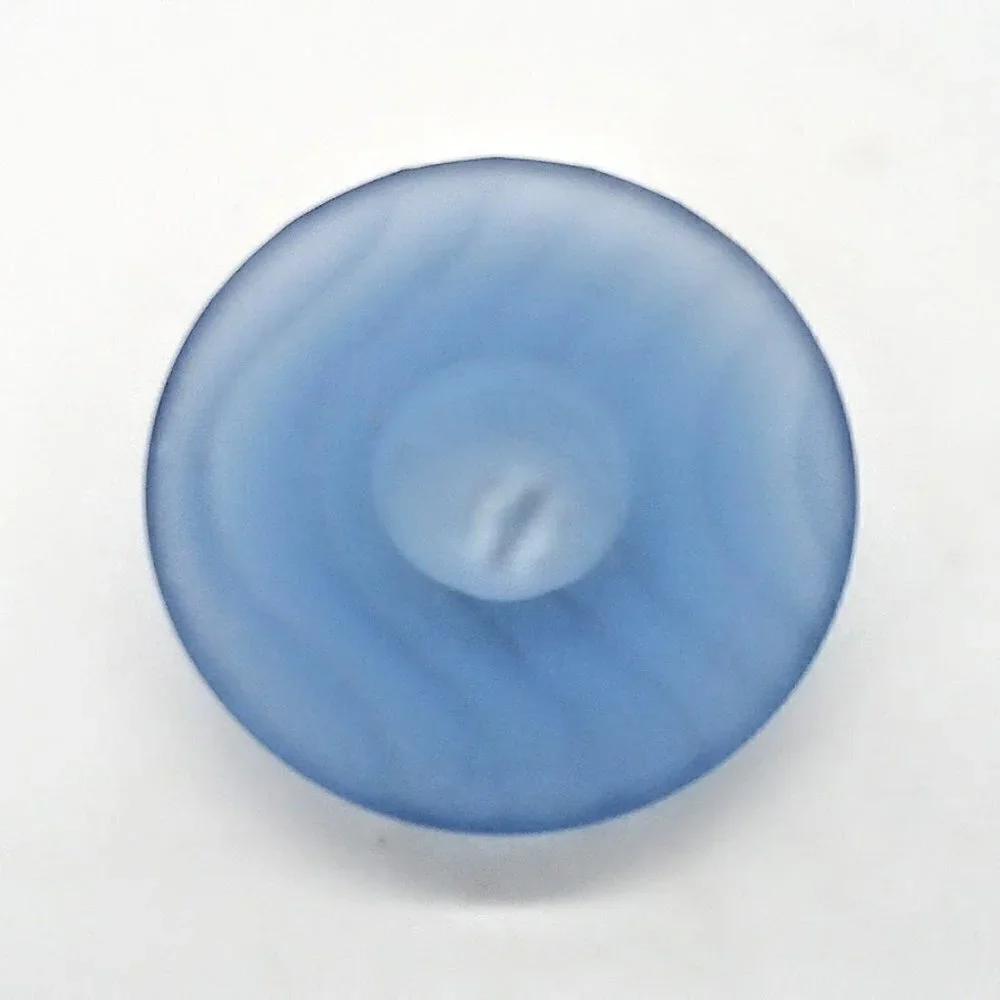Dansk Handmade Blue Satin Glass Tealight Candle Holder